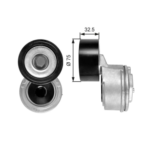 Riemenspanner Keilrippenriemen Gates T38640 Fleetrunner™ für Mercedes Benz