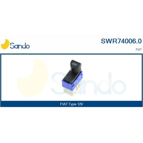 Schalter Fensterheber Sando SWR74006.0 f&uuml;r Fiat