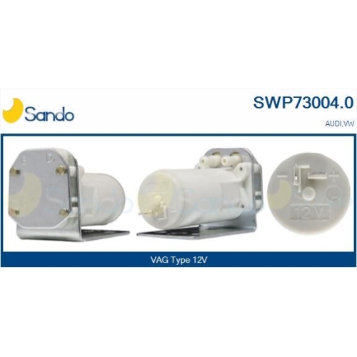 Waschwasserpumpe Scheibenreinigung Sando SWP73004.0 für VW
