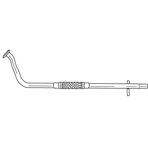 Abgasrohr Sigam 11122 f&uuml;r Fiat Vorne