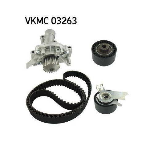 Wasserpumpe + Zahnriemensatz Skf VKMC 03263 f&uuml;r Citro&euml;n Fiat Lancia Peugeot