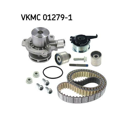 Wasserpumpe + Zahnriemensatz Skf VKMC 01279-1 f&uuml;r Audi Ford Man Mitsubishi Seat