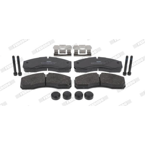 Bremsbelagsatz Scheibenbremse Ferodo FVR1390 Premier f&uuml;r Iveco Hinterachse