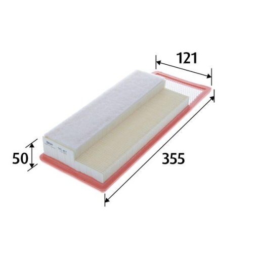 Luftfilter Valeo 585407 f&uuml;r Alfa Romeo Chrysler Citro&euml;n Fiat Ford Lancia Opel