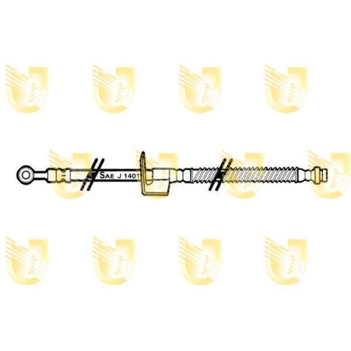 Bremsschlauch Unigom 377557 für Hyundai Vorderachse Rechts