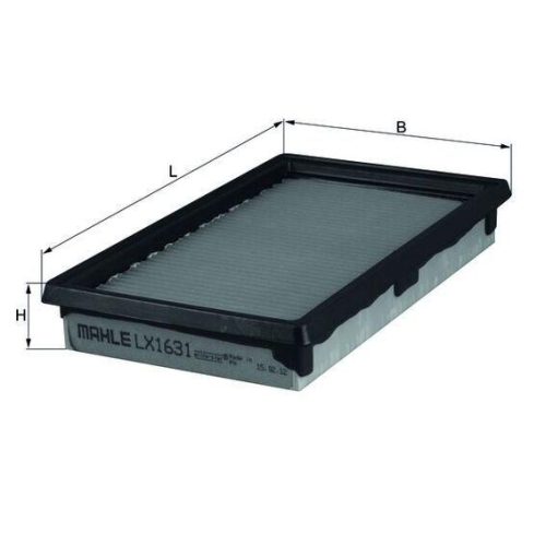 Filtre À Air Mahle LX 1631 pour Nissan Infiniti