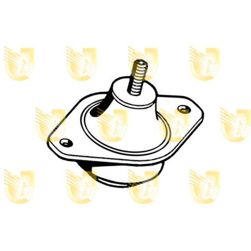 Lagerung Motor Unigom 396146 f&uuml;r Renault Vorne Vorne Rechts