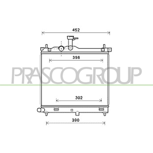 K&uuml;hler Motork&uuml;hlung Prasco HN002R001 Prascoselection f&uuml;r Hyundai