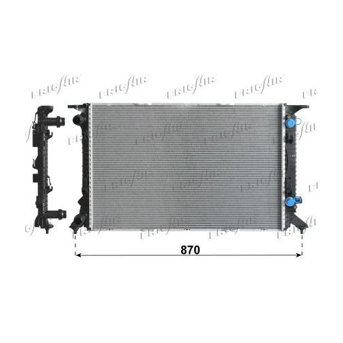 K&uuml;hler Motork&uuml;hlung Frigair 0110.3143 f&uuml;r VW