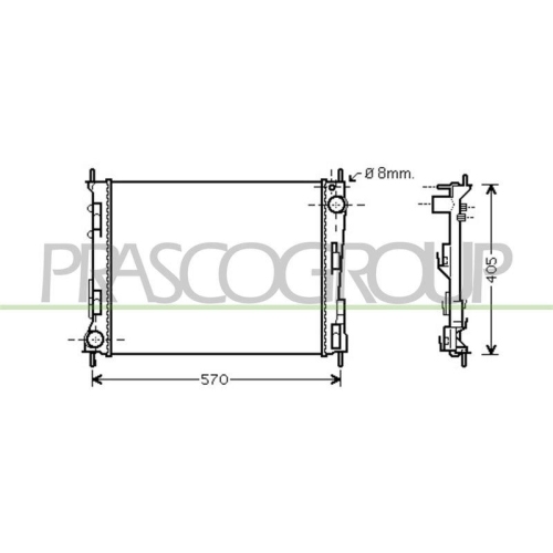 K&uuml;hler Motork&uuml;hlung Prasco RN025R010 Prascoselection f&uuml;r Renault