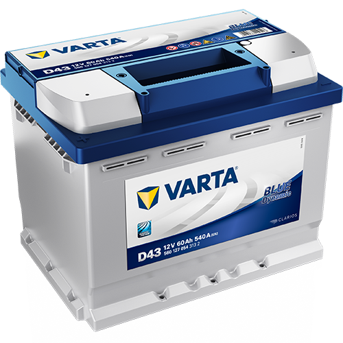 Starterbatterie Varta 5601270543132 Blue Dynamic f&uuml;r Chrysler Mitsubishi Opel