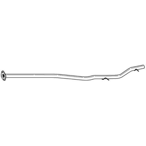 Abgasrohr Sigam 25518 f&uuml;r Ford Mitte Hinten