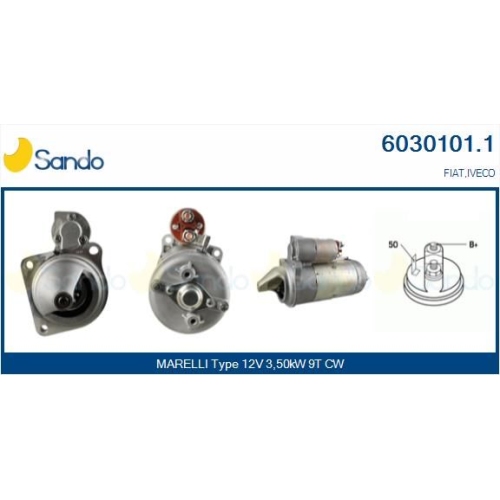 Starter Sando 6030101.1 für Fiat
