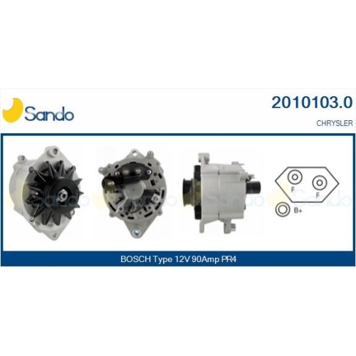 Generator Sando 2010103.0 f&uuml;r Chrysler