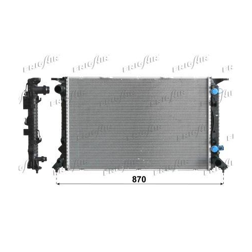 K&uuml;hler Motork&uuml;hlung Frigair 0110.3145 f&uuml;r Porsche VW