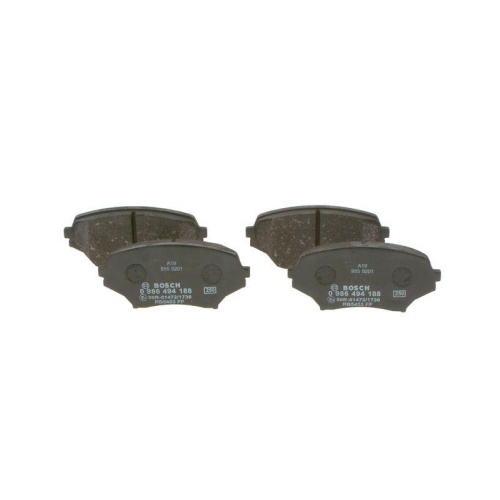 Bremsbelagsatz Scheibenbremse Bosch 0986494188 f&uuml;r Mazda