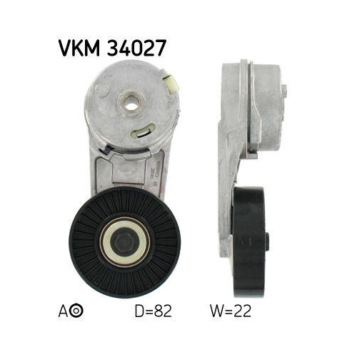 Riemenspanner Keilrippenriemen Skf VKM 34027 für Alfa Romeo Fiat Opel Saab Mitte