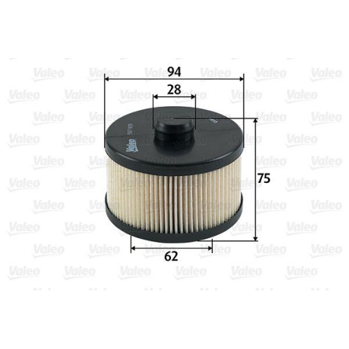 Kraftstofffilter Valeo 587929 f&uuml;r Chrysler Mercedes Benz Mercedes Benz