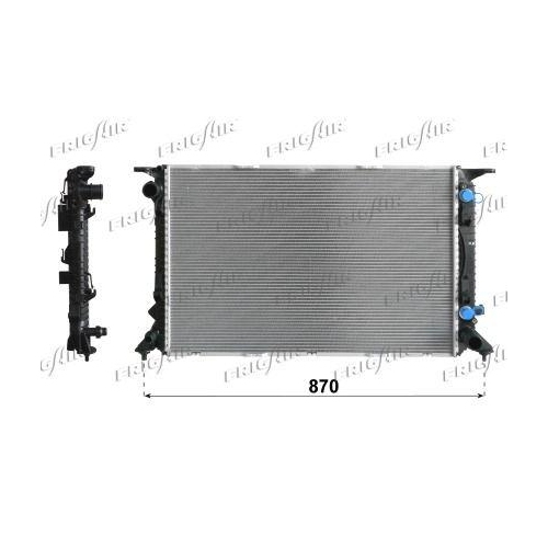 K&uuml;hler Motork&uuml;hlung Frigair 0110.3149 f&uuml;r VW F&uuml;r Fahrzeuge Mit/ohne Klimaanlage