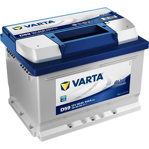 Starterbatterie Varta 5604090543132 Blue Dynamic f&uuml;r Audi Fiat Ford Mazda Nissan