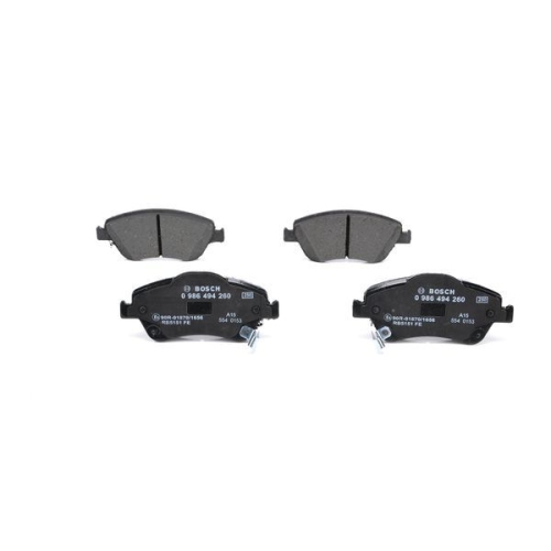 Brake Pad Set Disc Brake Bosch 0986494260 for Toyota