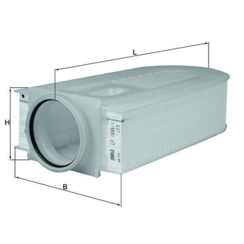 Luftfilter Mahle LX 1686/1 f&uuml;r Mercedes Benz Mercedes Benz