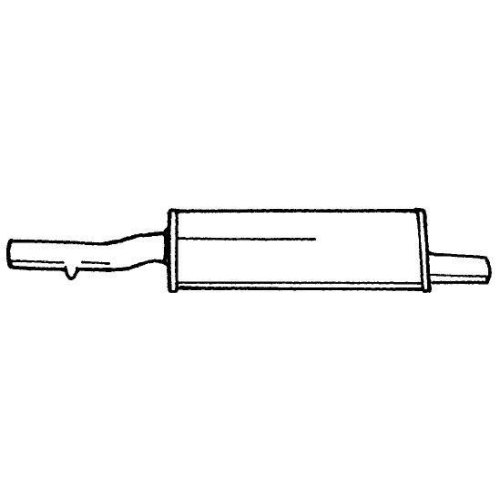 Mittelschalld&auml;mpfer Sigam 11404 f&uuml;r Fiat Peugeot
