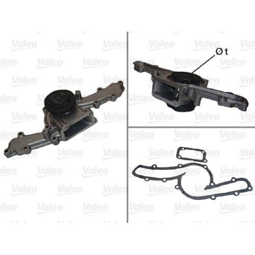 Wasserpumpe Motork&uuml;hlung Valeo 506479 f&uuml;r Alfa Romeo
