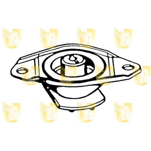 Lagerung Motor Unigom 395148 für Fiat Lancia Hinten