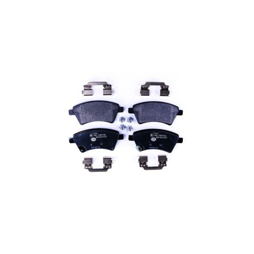 Bremsbelagsatz Scheibenbremse Hella 8DB 355 012-511 f&uuml;r Fiat Suzuki Ferrari