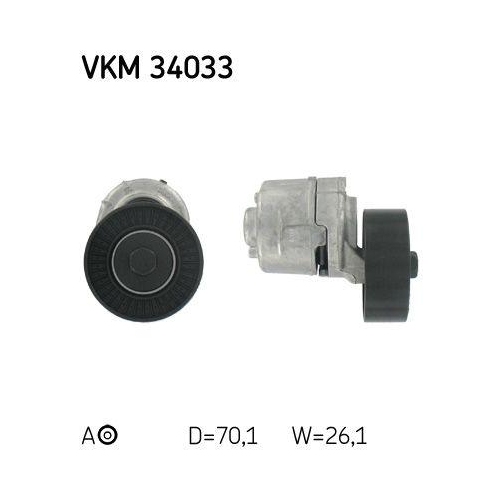 Riemenspanner Keilrippenriemen Skf VKM 34033 für Ford Mazda Mitte Mitte Rechts