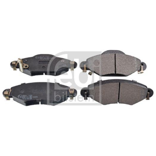 Bremsbelagsatz Scheibenbremse Febi Bilstein 16576 f&uuml;r Toyota Vorderachse