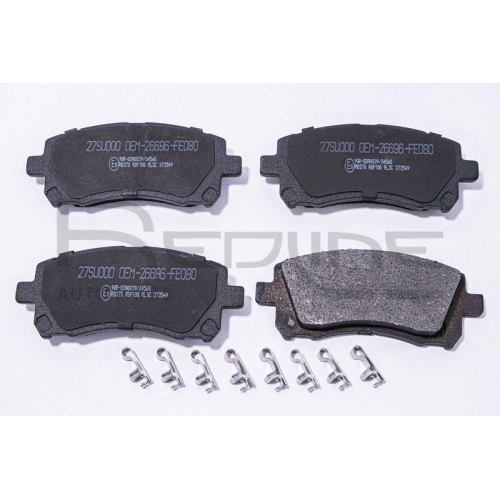 Bremsbelagsatz Scheibenbremse Red-line 27SU000 f&uuml;r Subaru Vorderachse