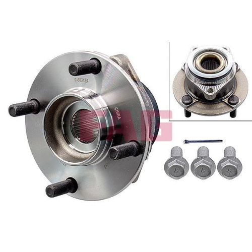 Radlagersatz Schaeffler Fag 713 6330 30 f&uuml;r Nissan Vorderachse
