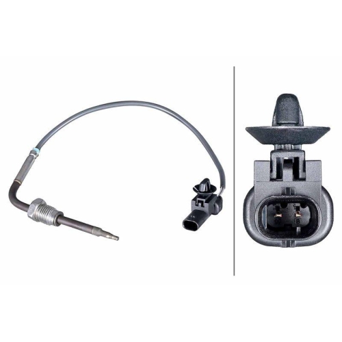 Sensor Abgastemperatur Hella 6PT 358 226-111 f&uuml;r Opel Vauxhall Chevrolet