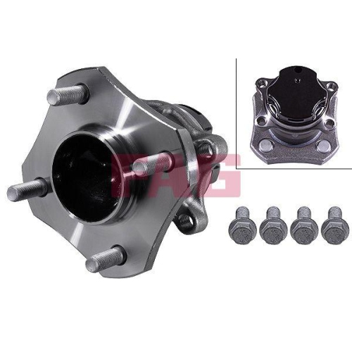 Radlagersatz Schaeffler Fag 713 6330 40 f&uuml;r Nissan Hinterachse