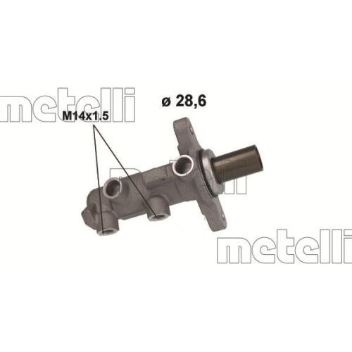 Hauptbremszylinder Metelli 05-0848 f&uuml;r Ford