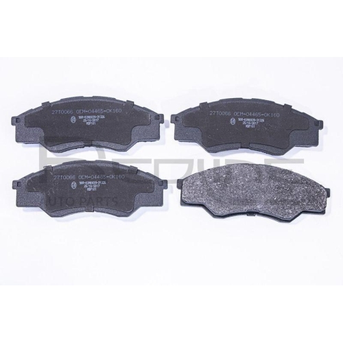 Bremsbelagsatz Scheibenbremse Red-line 27TO066 für Toyota Lexus Vorderachse