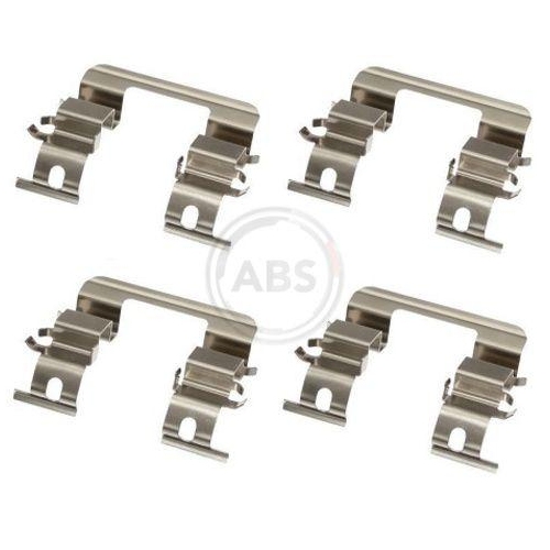 Zubehörsatz Scheibenbremsbelag A.b.s. 1696Q für Hyundai Kia Vorderachse