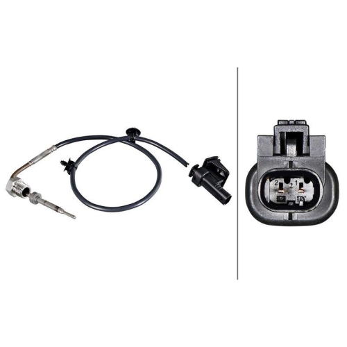Sensor Abgastemperatur Hella 6PT 358 226-171 f&uuml;r Opel Vauxhall Chevrolet