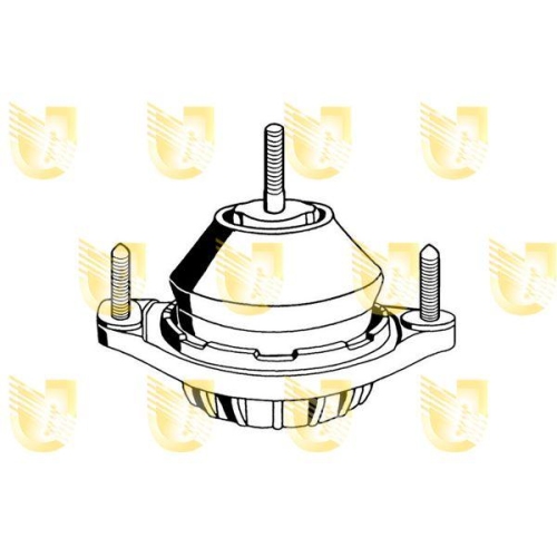 Lagerung Motor Unigom 396180 f&uuml;r Audi VW Vorne Links
