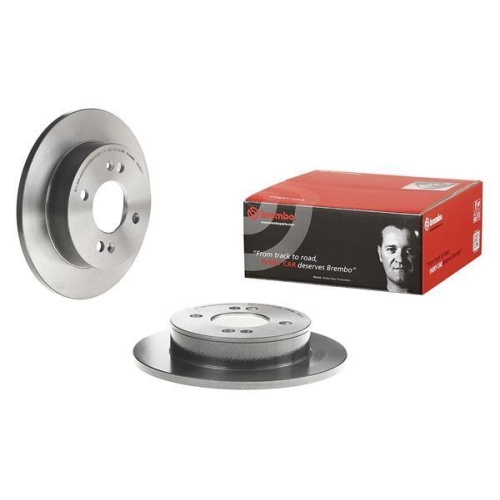 Bremsscheibe Brembo 08.C650.11 Prime Line - Uv Coated f&uuml;r Hyundai Hinterachse