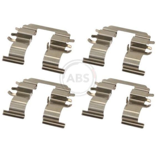 Zubehörsatz Scheibenbremsbelag A.b.s. 1746Q für Hyundai Kia Hinterachse