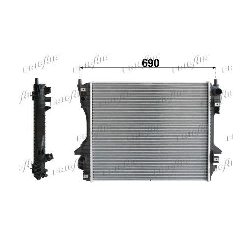 K&uuml;hler Motork&uuml;hlung Frigair 0129.3005 f&uuml;r Jaguar