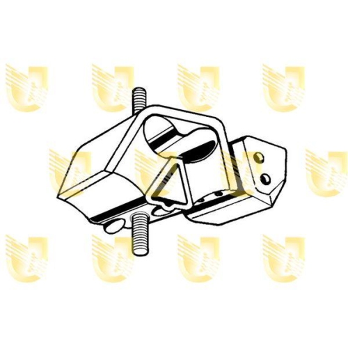 Lagerung Motor Unigom 396182 für Audi Vorne Links Vorne Rechts