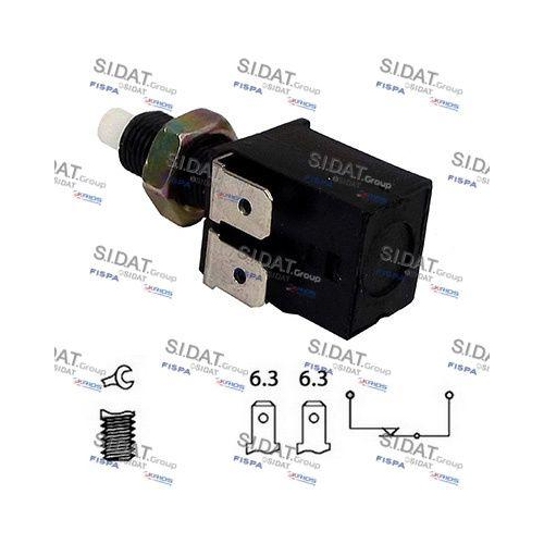 Bremslichtschalter Sidat 5.140019 f&uuml;r Audi Ford Mazda Mercedes Benz Seat Skoda
