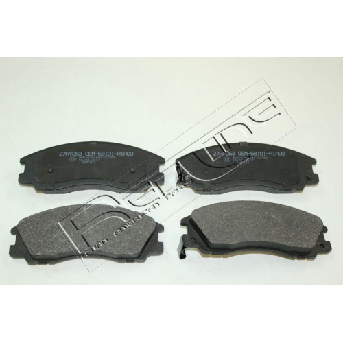 Bremsbelagsatz Scheibenbremse Red-line 27HY053 f&uuml;r Hyundai Vorderachse