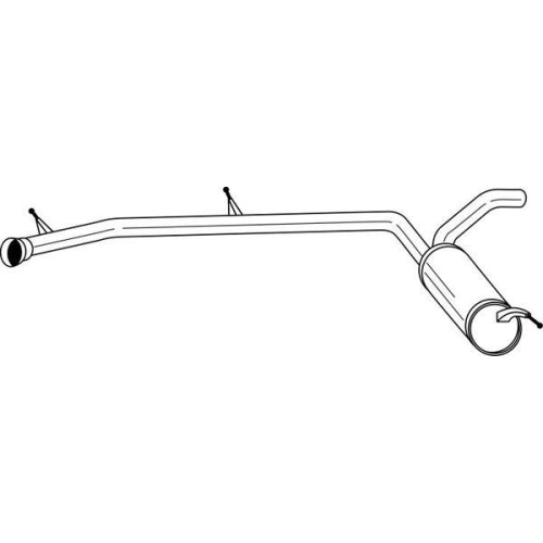 Endschalldämpfer Sigam 11617 für Fiat Peugeot
