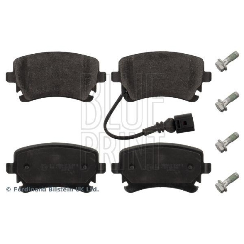 Bremsbelagsatz Scheibenbremse Blue Print ADV184239 f&uuml;r VW Hinterachse