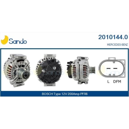 Generator Sando 2010144.0 f&uuml;r Mercedes Benz Mercedes Benz Mercedes Benz